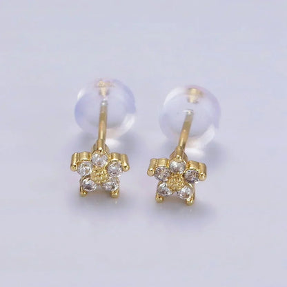 Dainty Flower Stud Earrings
